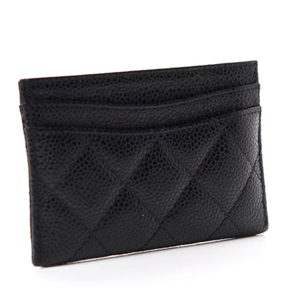 Chanel Caviar Quilted Card Holder Black 3 of 9