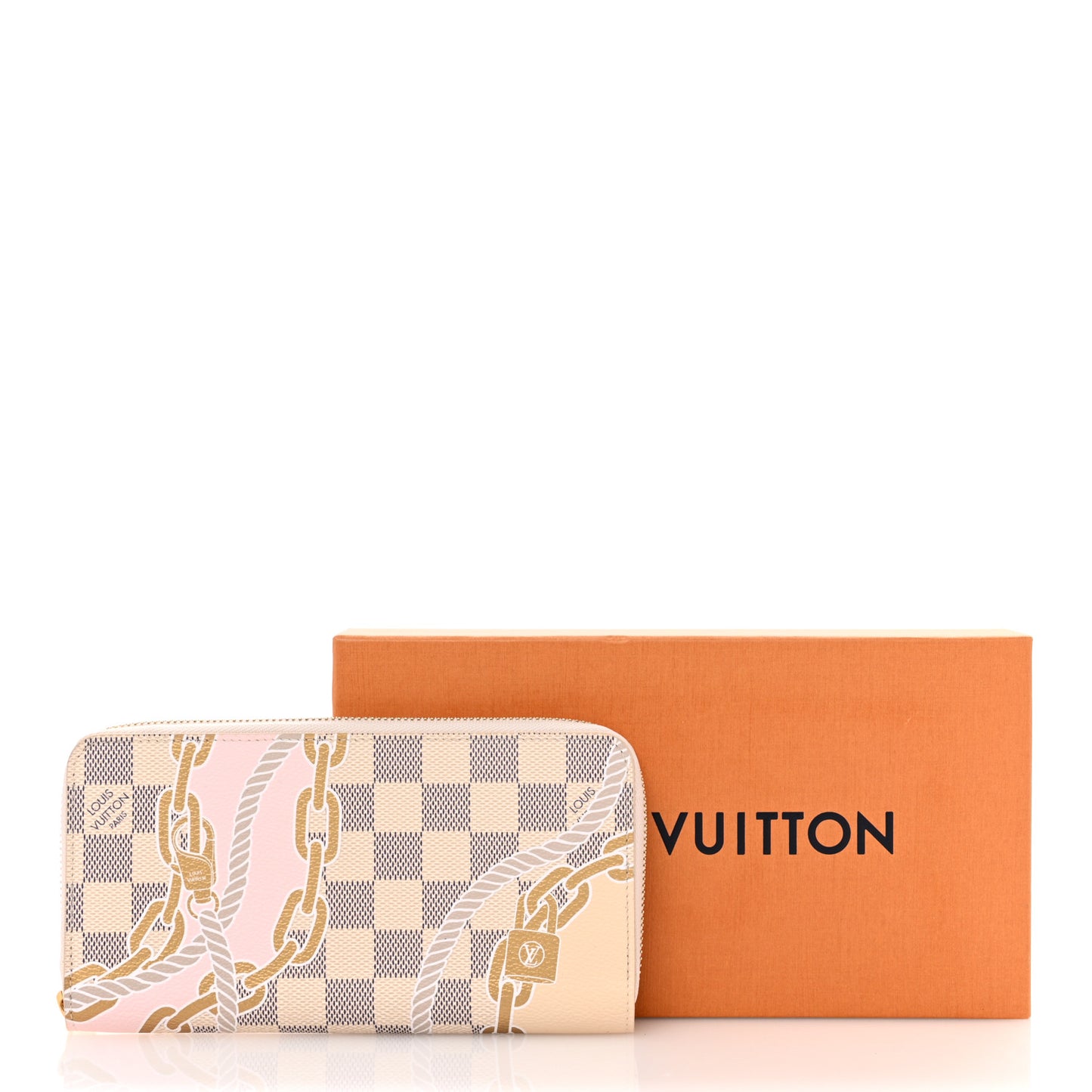Damier Azur Nautical Zippy Wallet Gold