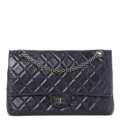 Chanel Aged Calfskin Quilted 2.55 Reissue 226 Flap Dark Purple 1 of 11