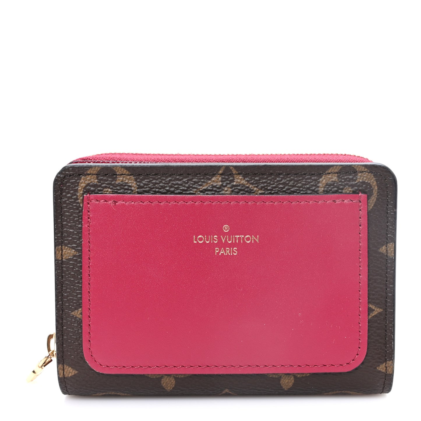 Monogram Lou Zippy Compact Wallet Red