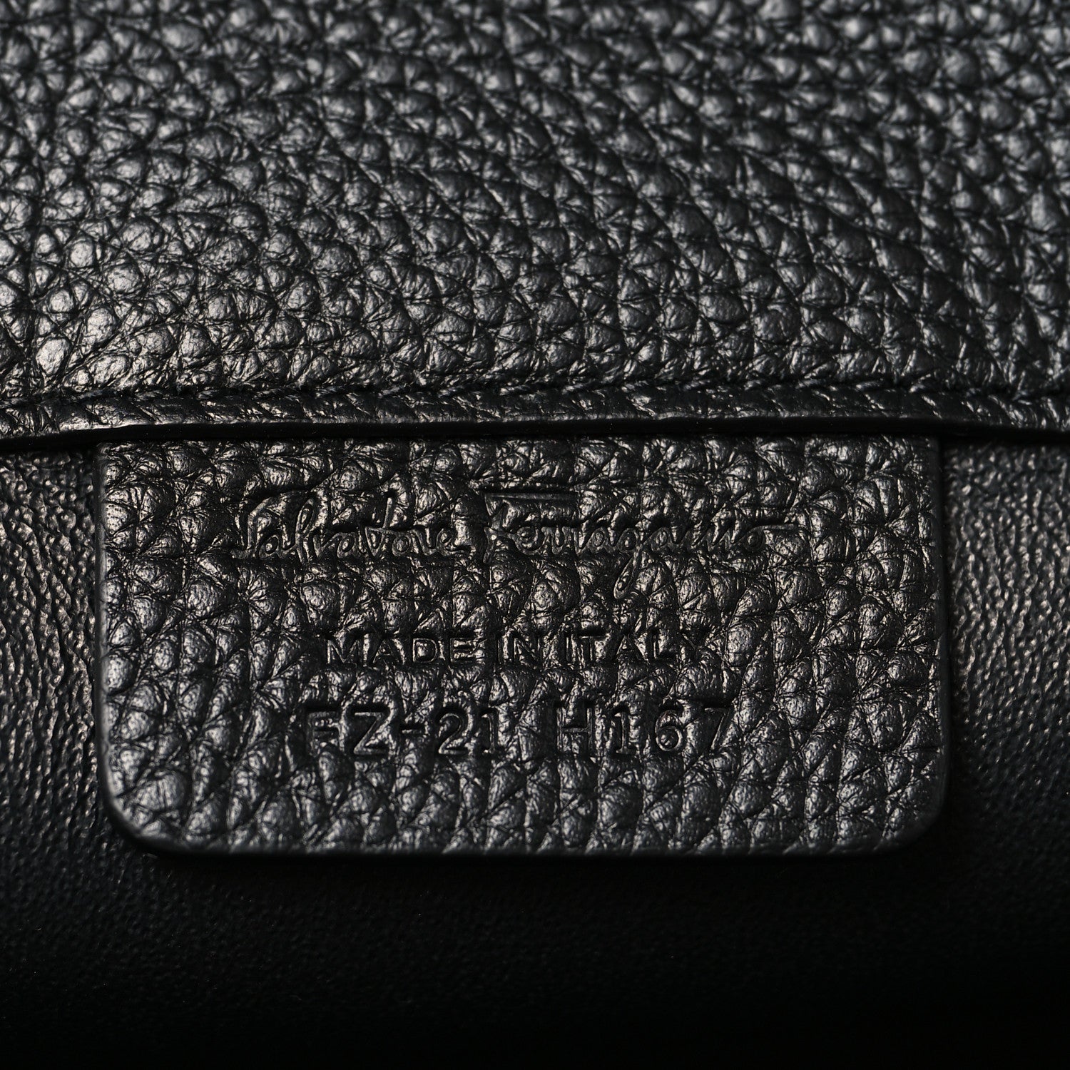 Salvatore Ferragamo Calfskin Large Studio Bag Black 8 of 11