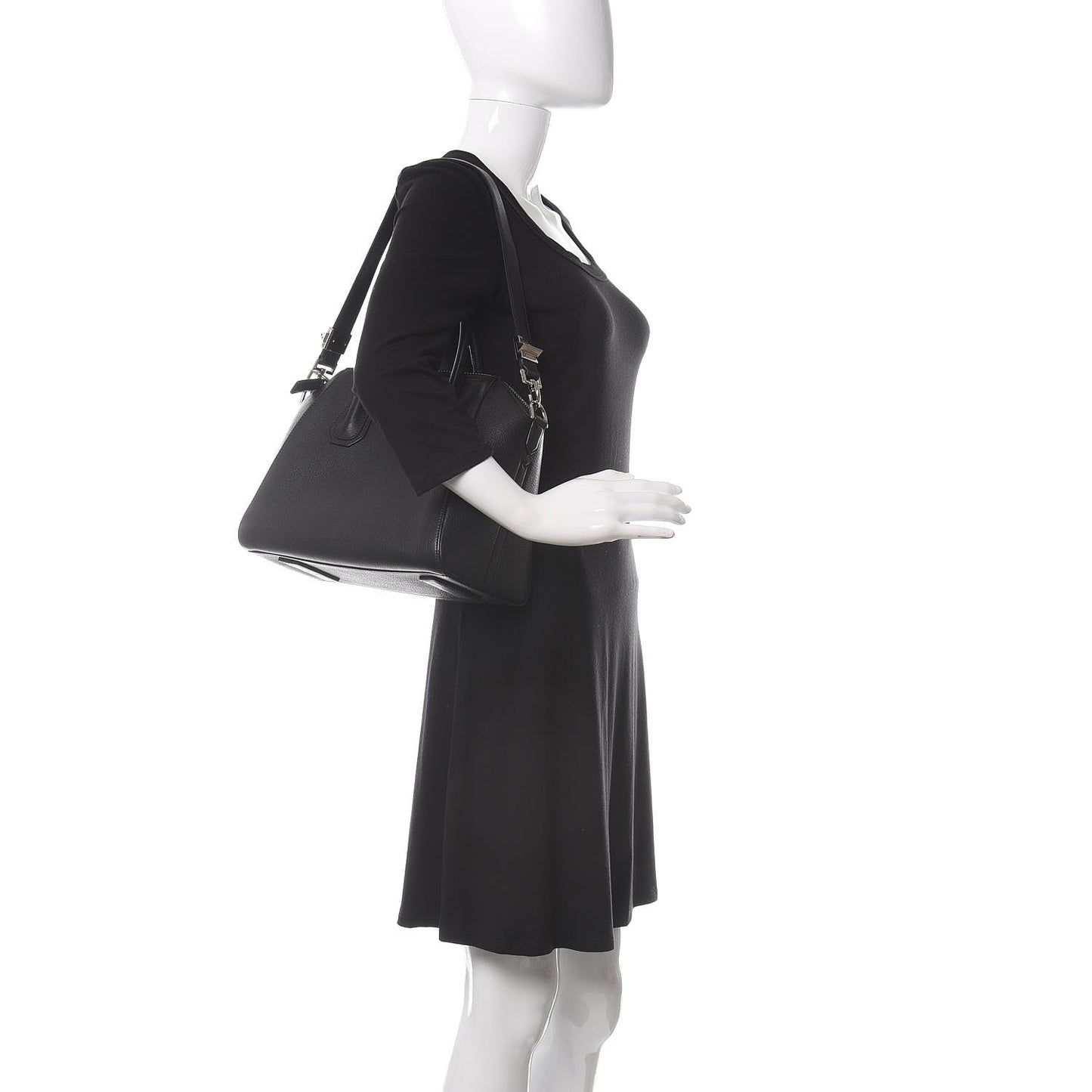 Sugar Goatskin Small Antigona Black
