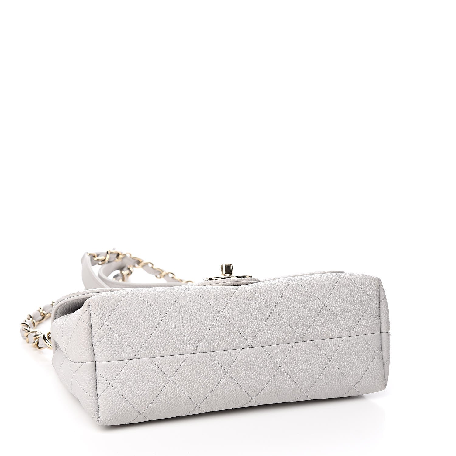 Chanel Caviar Quilted Small City Walk Flap Light Grey 4 of 10