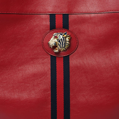 Gucci Calfskin Large Rajah Chain Tote Romantic Cherry 10 of 12