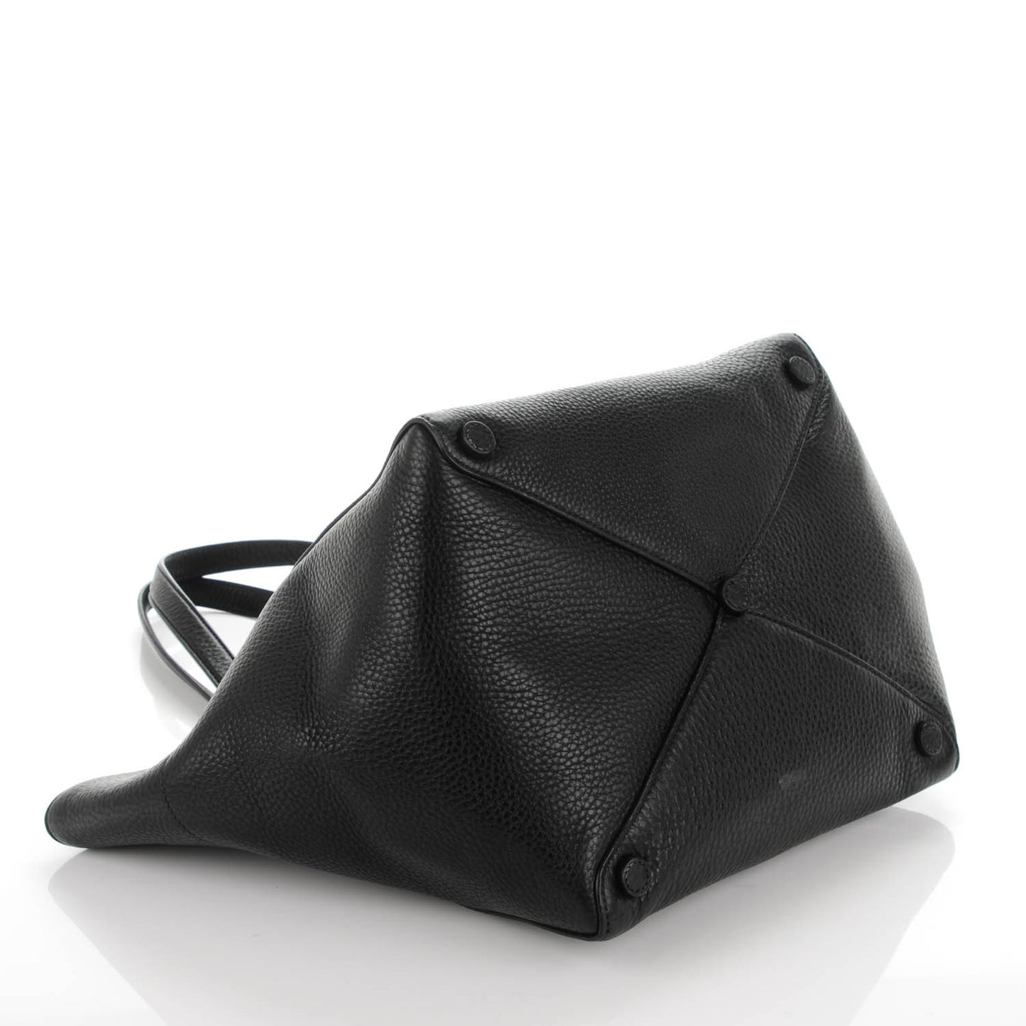 Vitello Daino Tote Nero Black