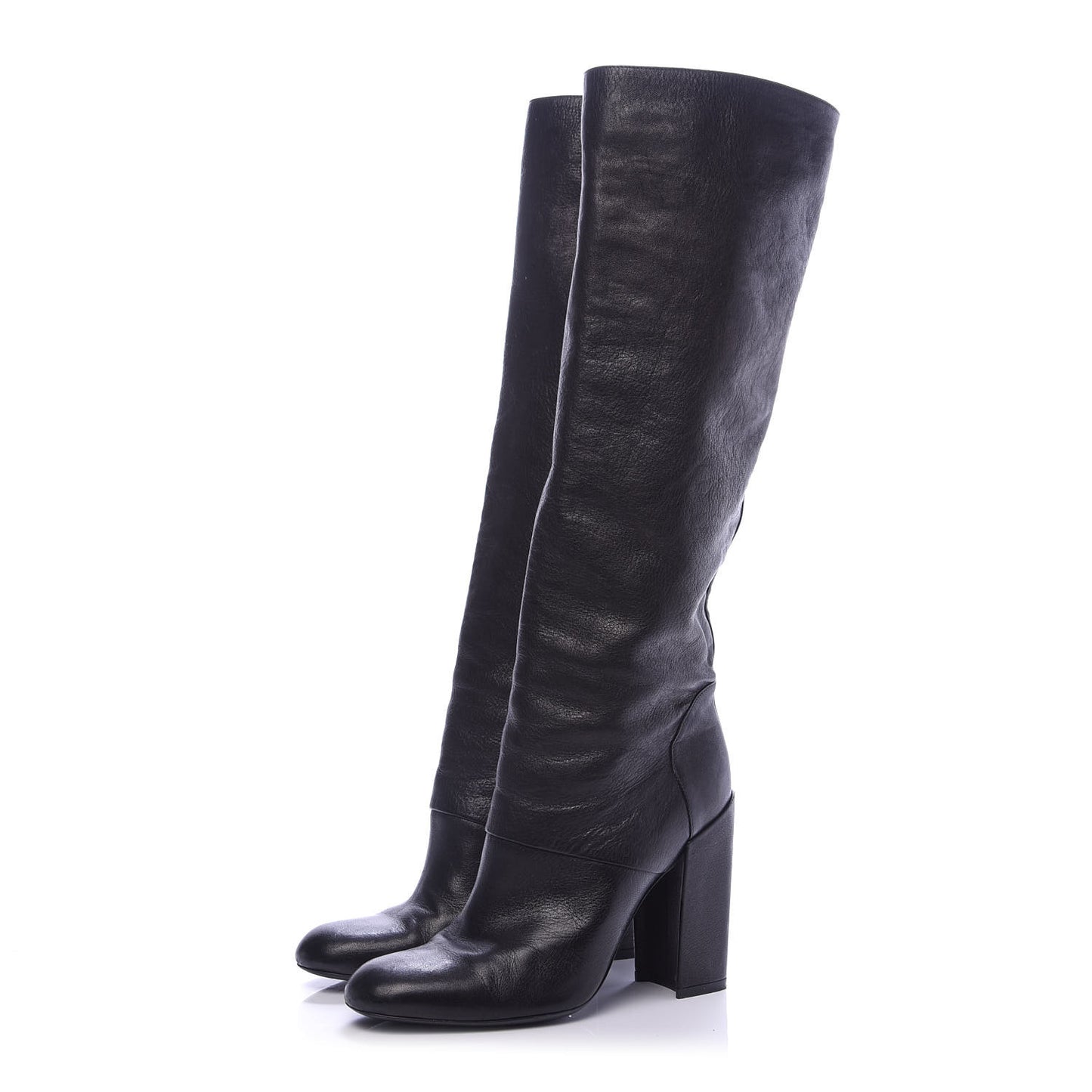 Knee High Boots 38 Black