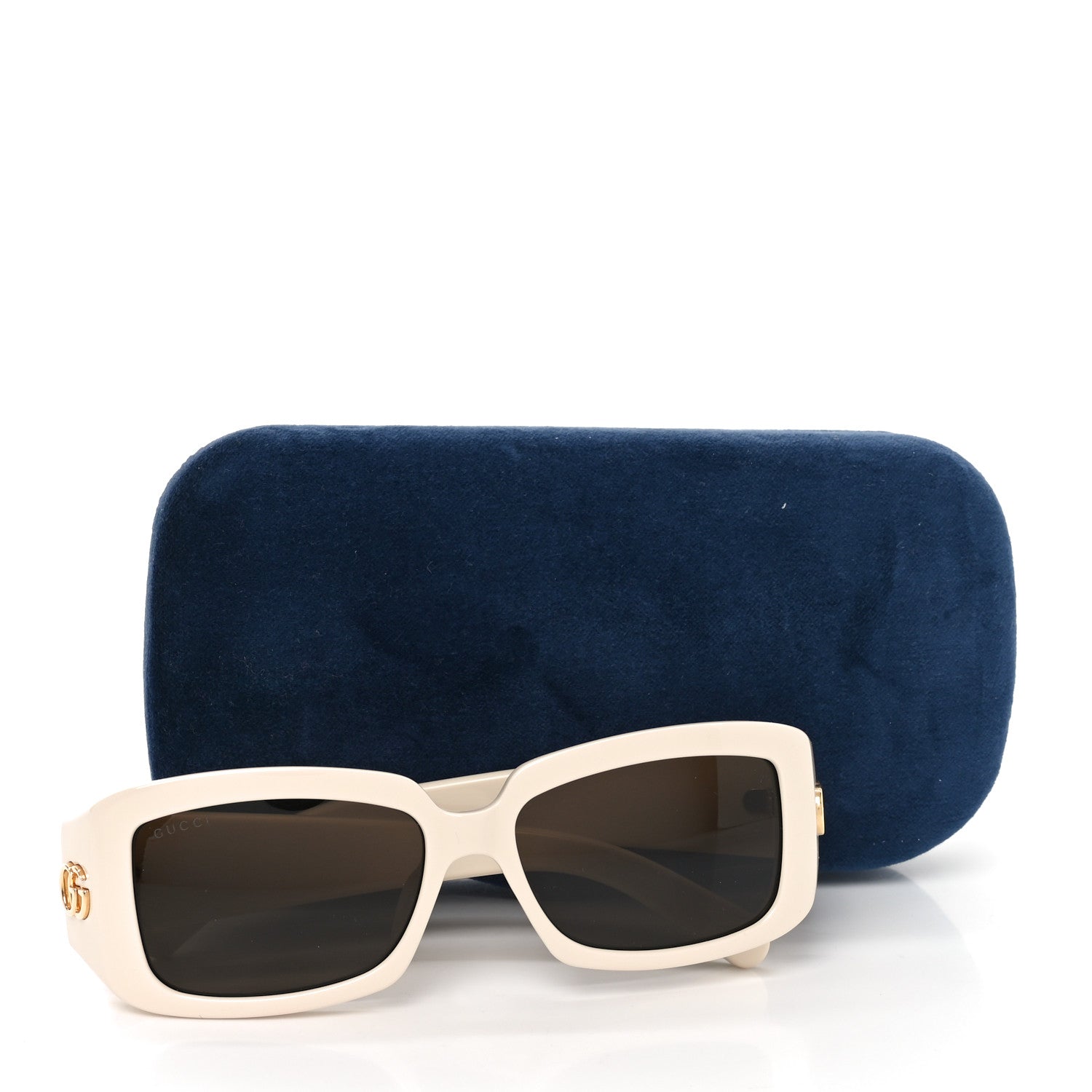 Gucci Acetate Rectangular Sunglasses GG1403SK White 7 of 7