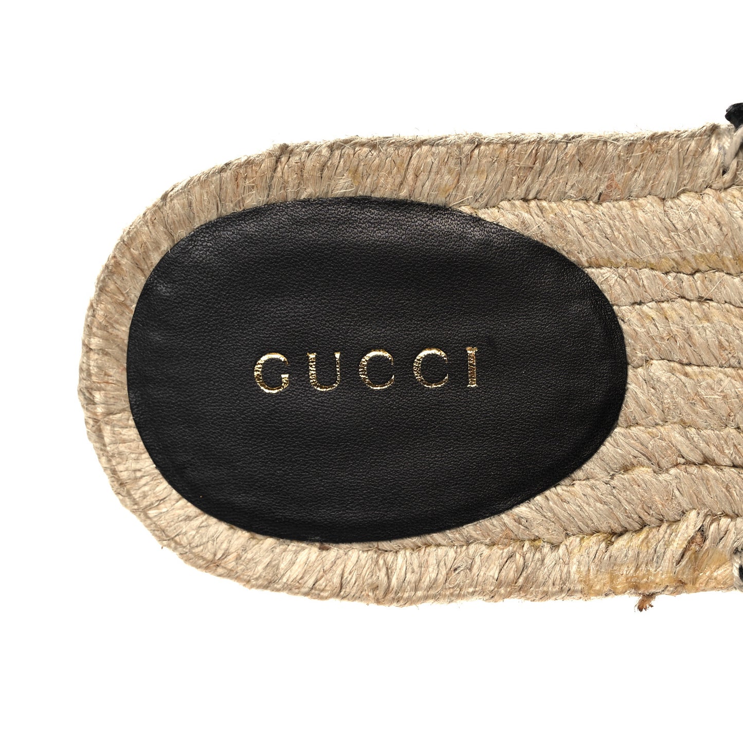Nappa Matelasse GG Marmont Espadrille Slippers 38 Black