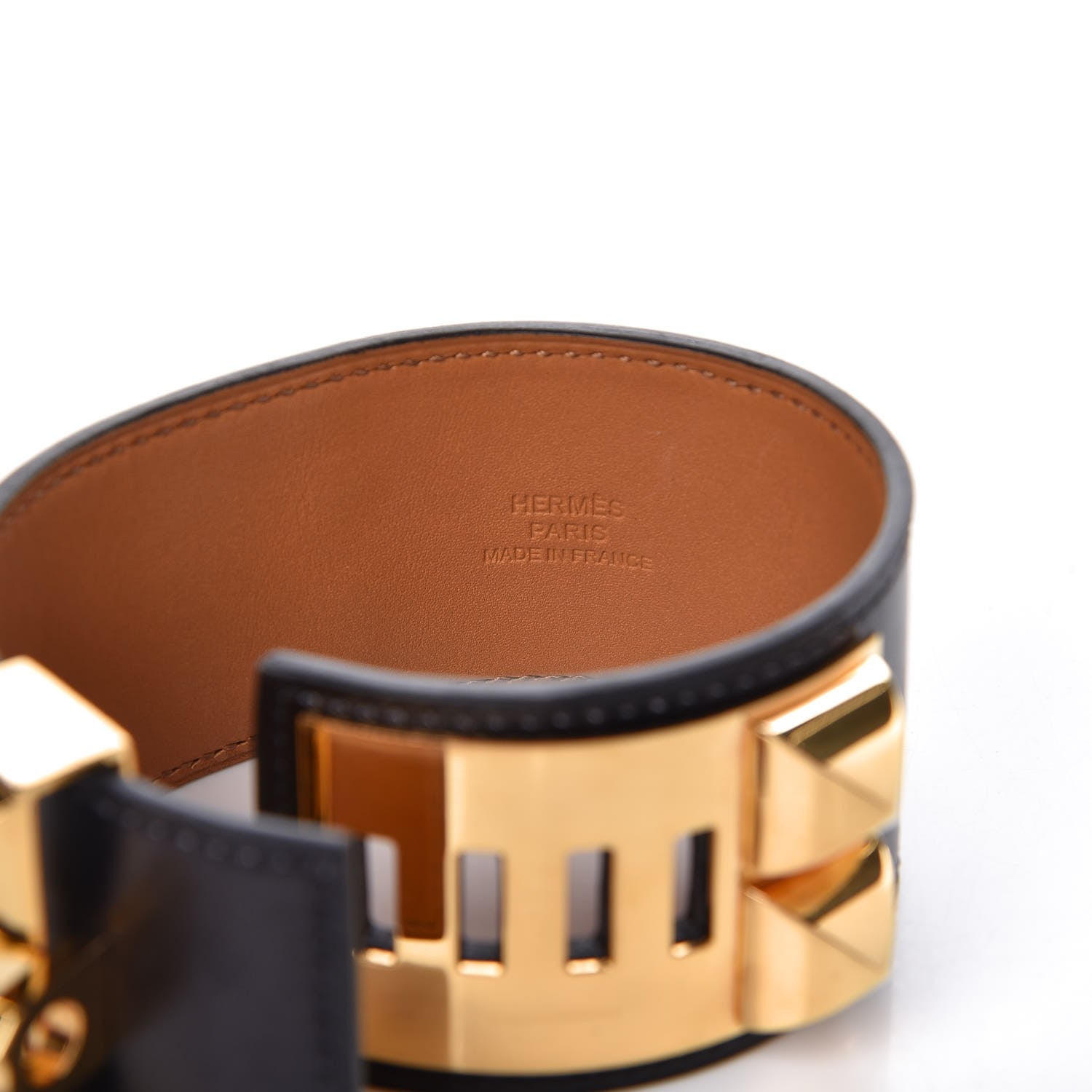 Hermes Box Collier De Chien CDC Bracelet L Black 9 of 10