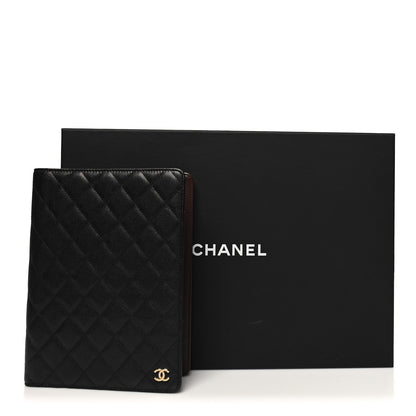 Chanel Caviar Quilted Large Agenda Cover Black 12 of 12