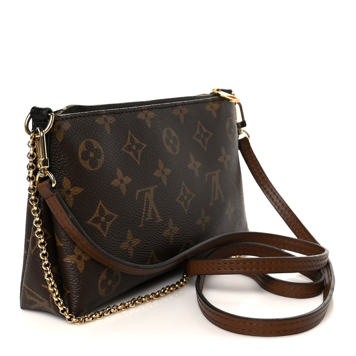 Monogram Pallas Clutch Black