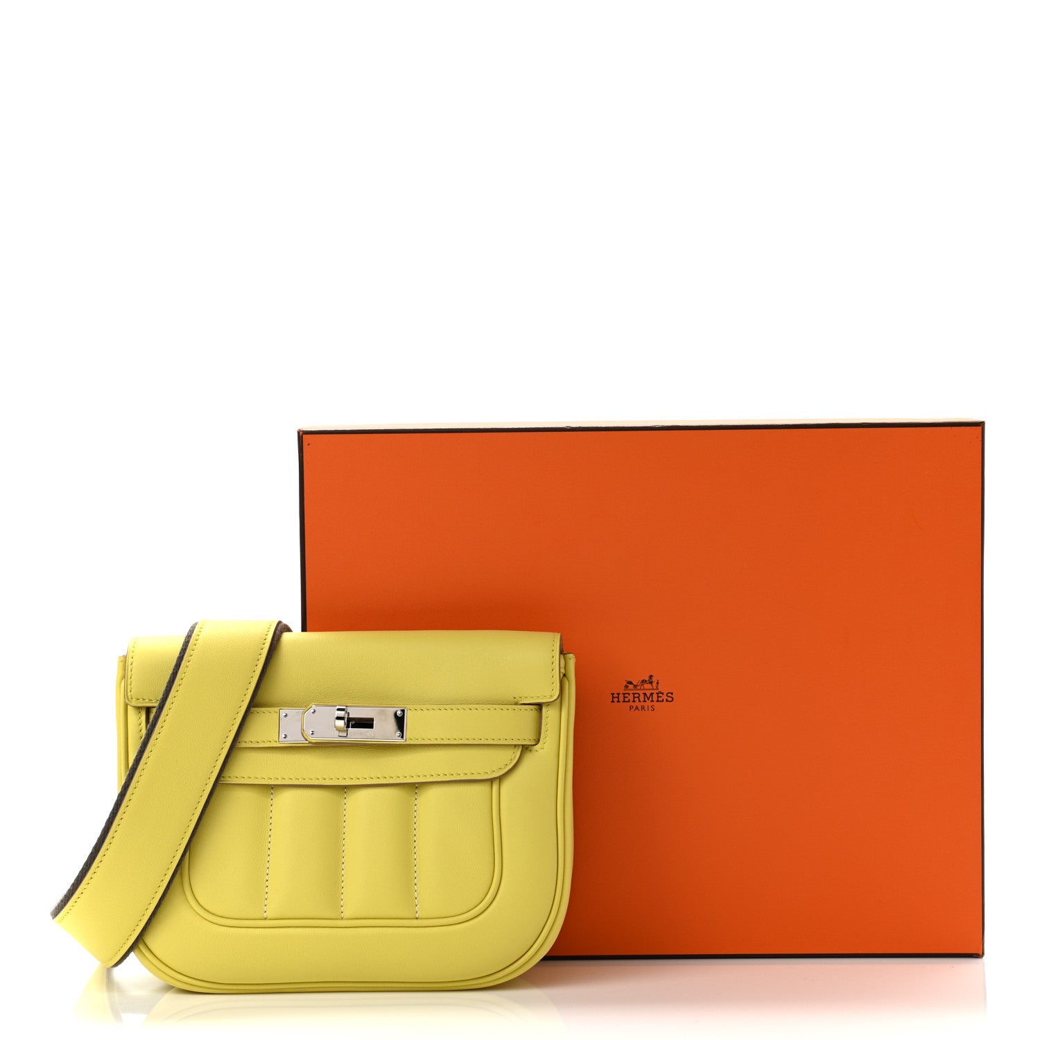 Hermes Swift Mini Sac Berline Soufre 13 of 13
