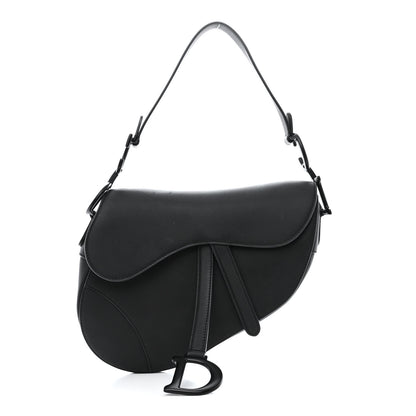 Christian Dior Ultra Matte Calfskin Saddle Bag Black 1 of 12