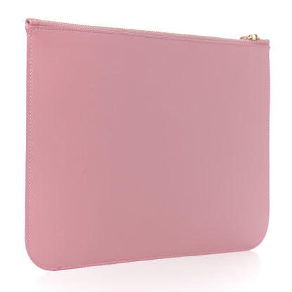 Mansur Gavriel Calfskin Large Wristlet Blush 2 of 5
