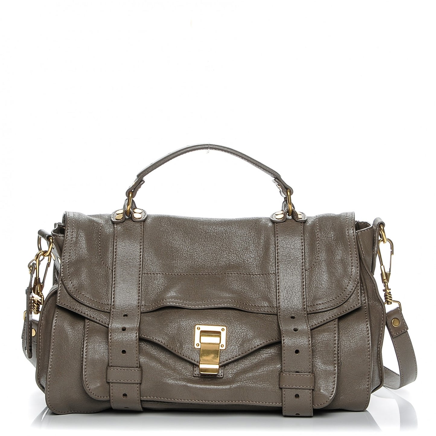 Lambskin Medium PS1 Satchel Smoke