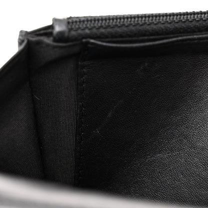 Chanel Lambskin Quilted Boy Wallet On Chain WOC Black 11 of 11