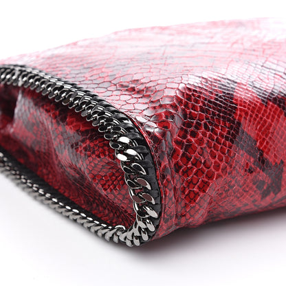 Stella McCartney Eco Python Small Falabella Tote Red 6 of 7
