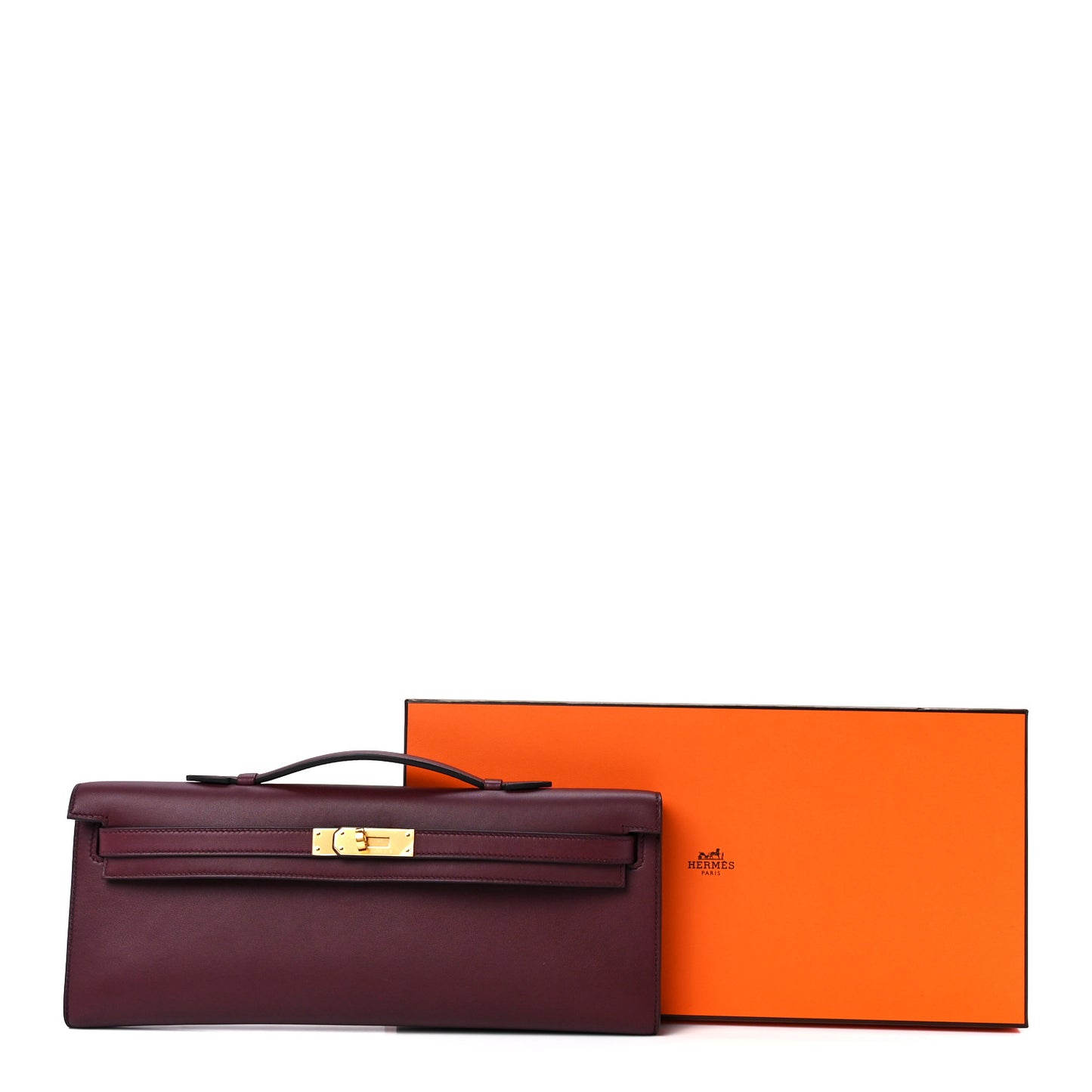 Swift Kelly Cut Clutch Pochette Bordeaux