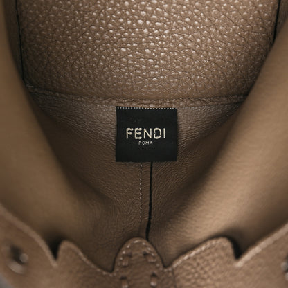 Fendi Cuoio Romano Selleria Medium By The Way Boston Bag Grey 7 of 10