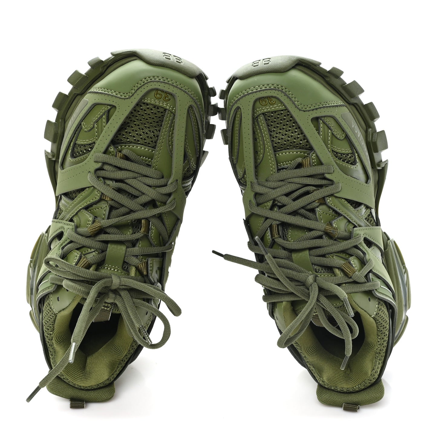 Mesh Rubber Uni-Matte Full Color Womens Track Sneakers 39 Full Khaki