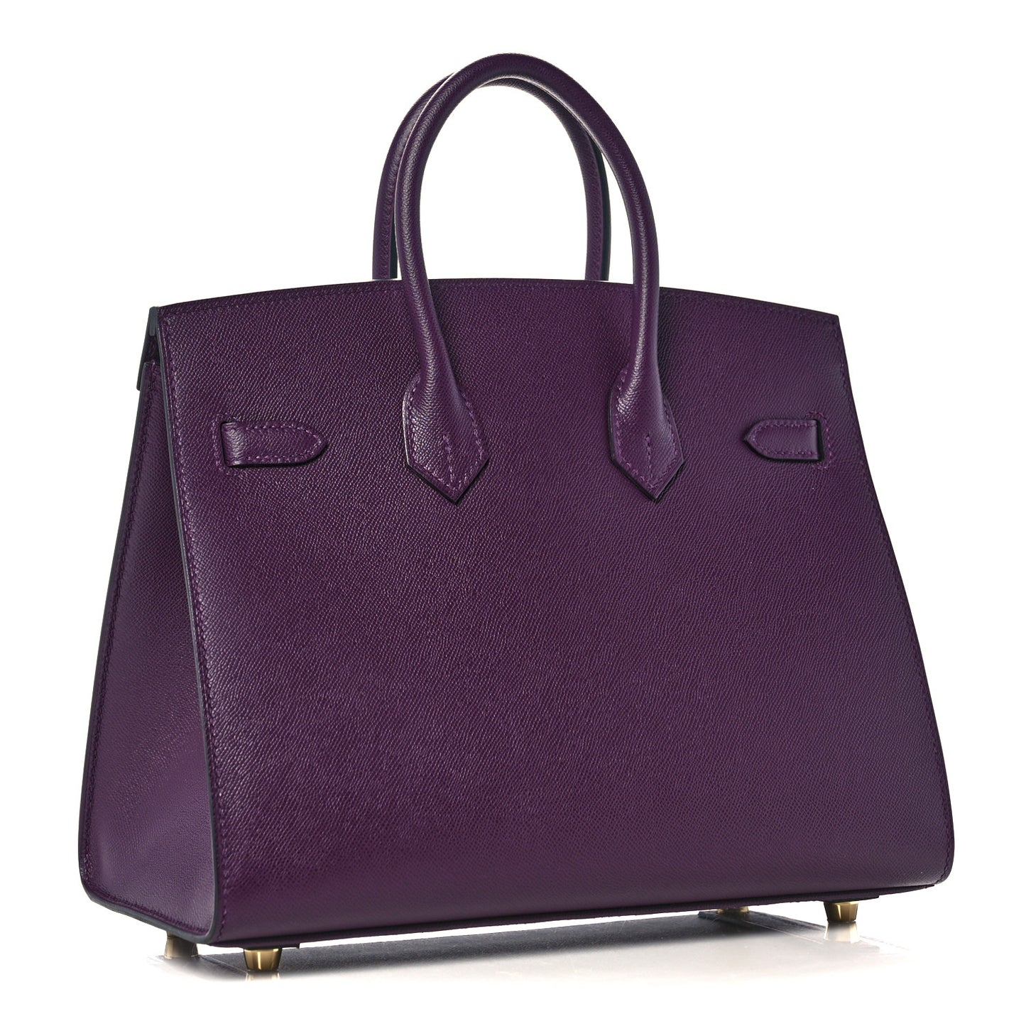 Madame Calfskin Birkin Sellier 25 Cassis
