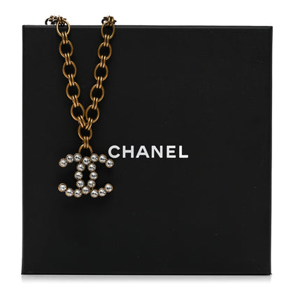 Chanel Crystal CC City Of Lights Necklace Gold 6 of 6