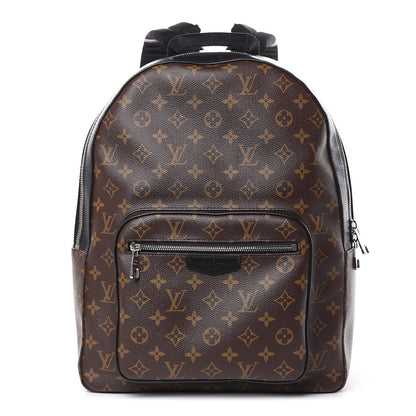 Louis Vuitton Monogram Macassar Josh Backpack 2 of 25