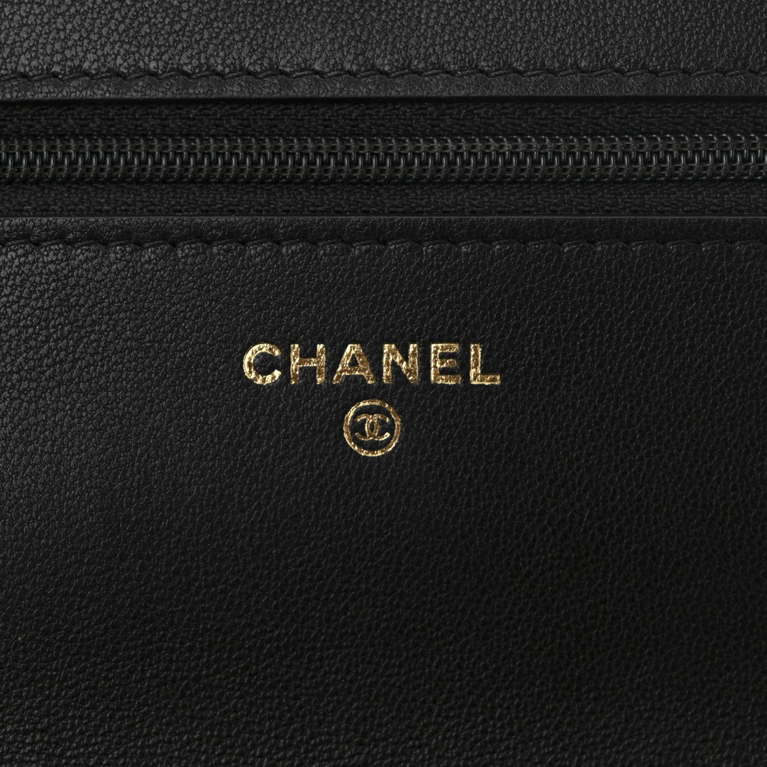 Chanel Lambskin Quilted Chanel 19 Wallet On Chain WOC Black 6 of 12