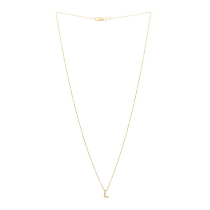 Roberto Coin 18K Yellow Gold Diamond Love Letter L Pendant Necklace 3 of 6