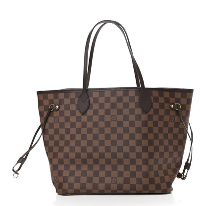 Louis Vuitton Damier Ebene Neo Neverfull MM Rose Ballerine 3 of 10