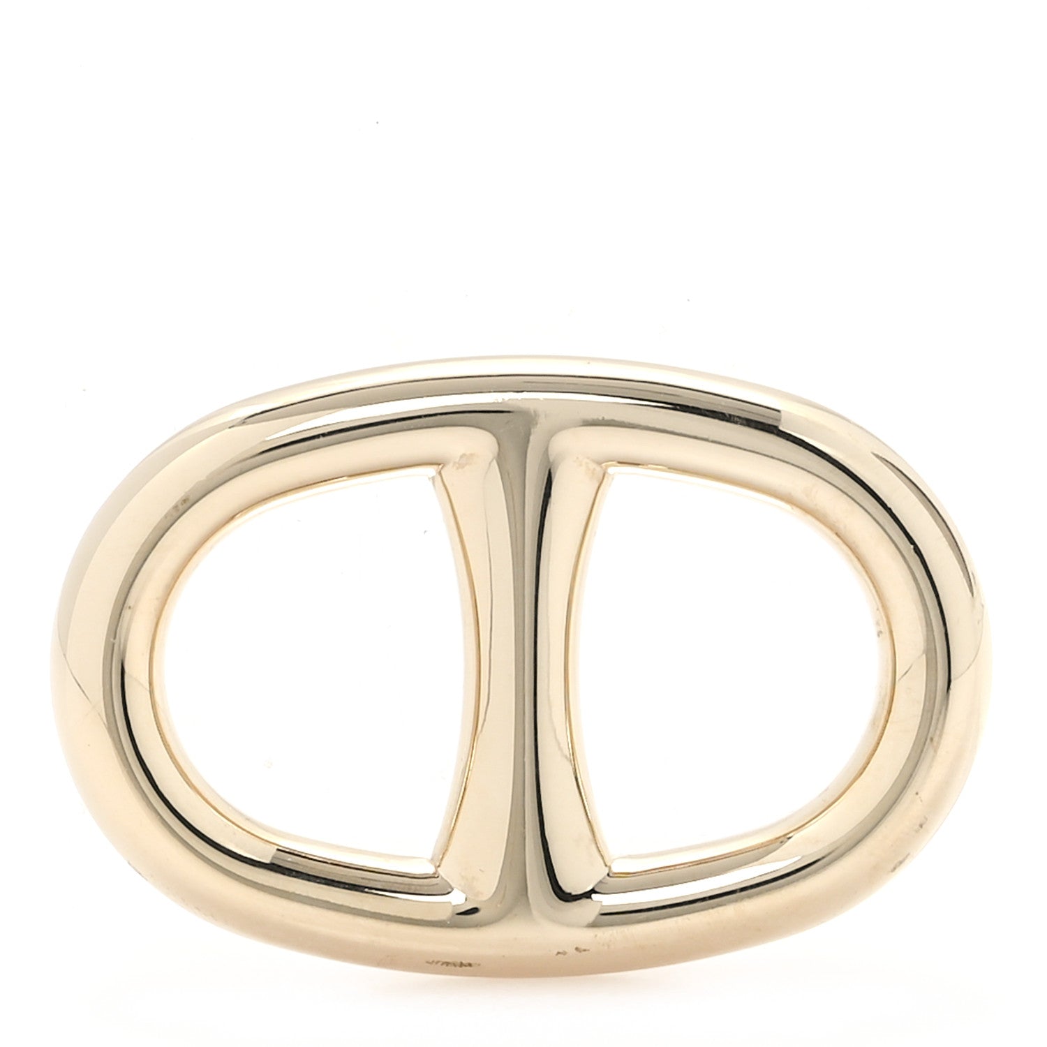Hermes Permabrass Chaine D'ancre Scarf Ring 1 of 5