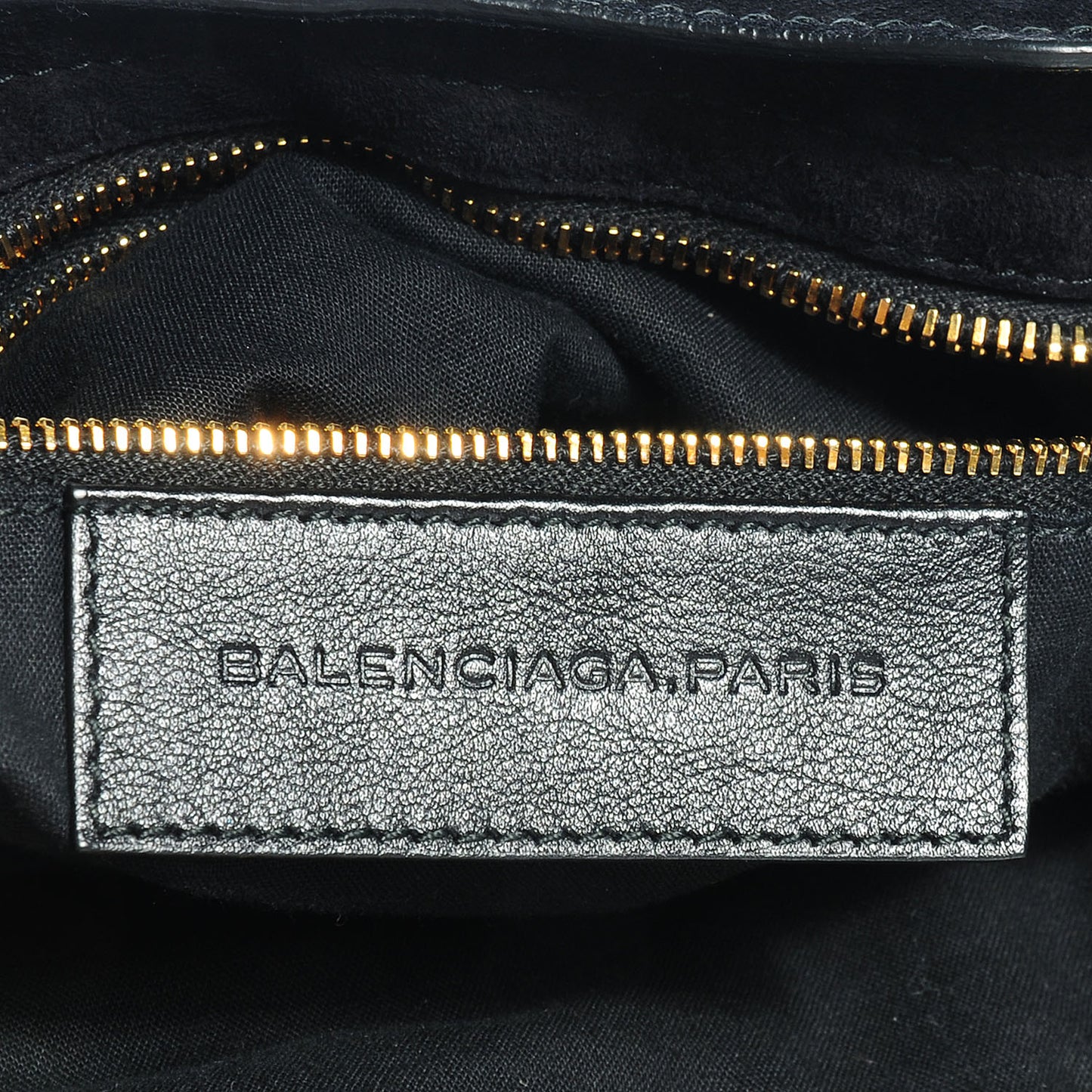 Baby Daim Suede Giant 12 Gold Hardware City Black