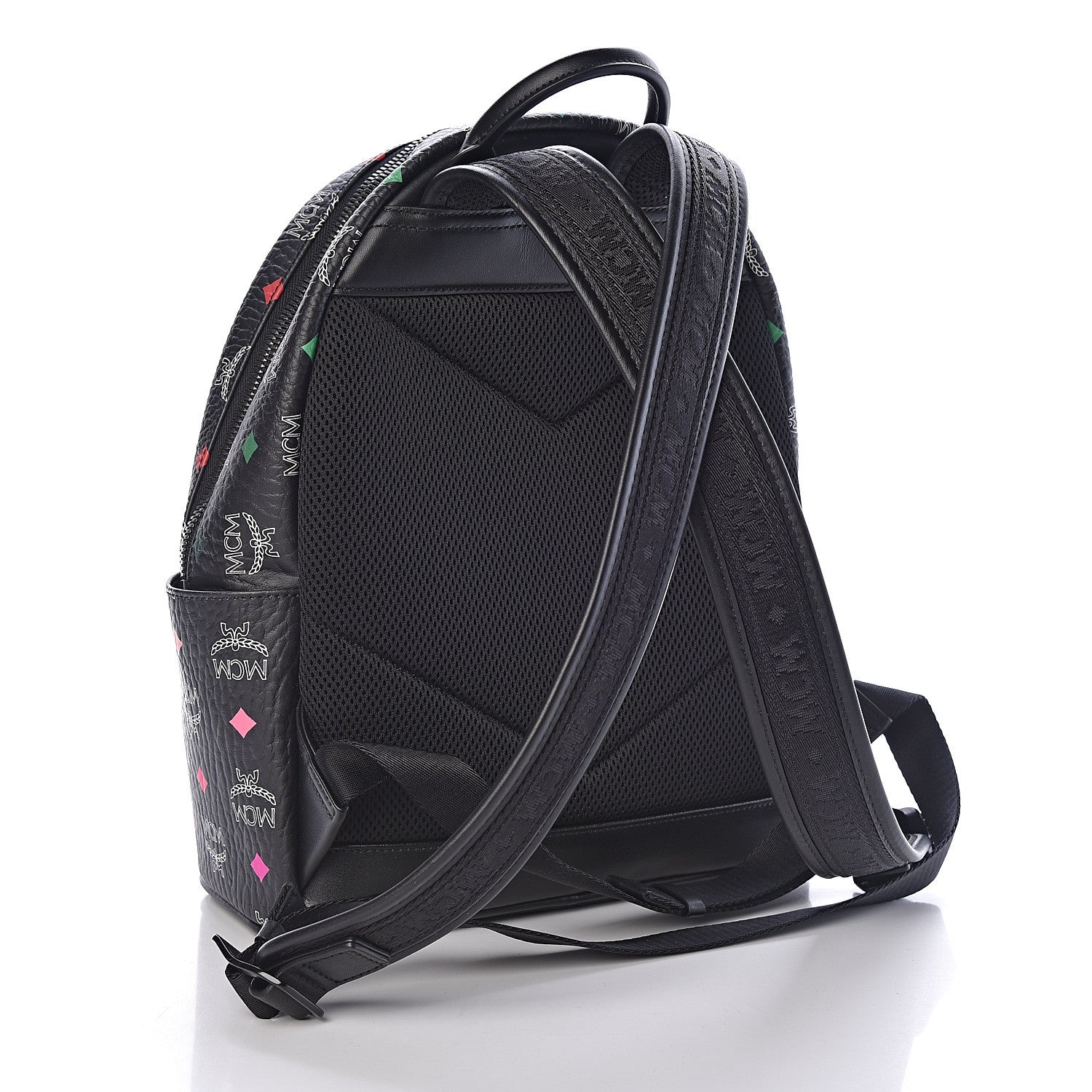 MCM Visetos Spektrum Small Stark Backpack Black 3 of 10