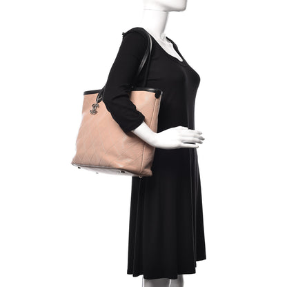 Chanel Grained Calfskin Shopping Fever Tote Light Pink 2 of 13