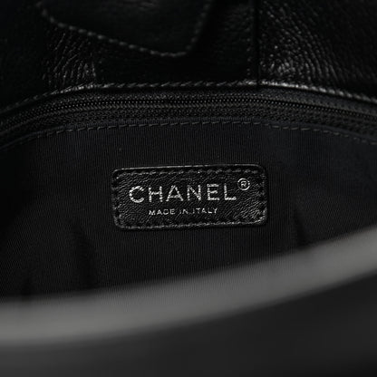 Chanel Calfskin Cerf Executive Shopper Tote Black 6 of 10