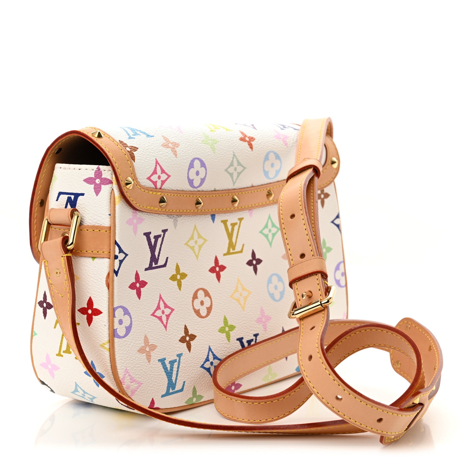 Louis Vuitton Monogram Multicolor Sologne White 3 of 10
