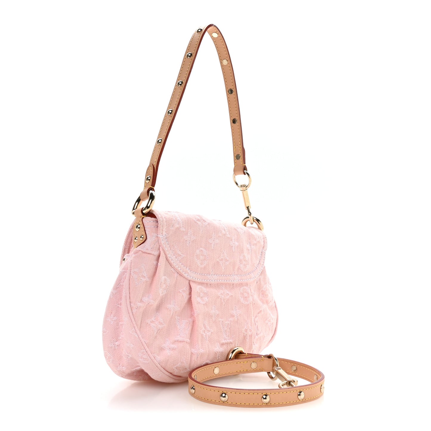 Monogram Denim Sunset Washed Pink
