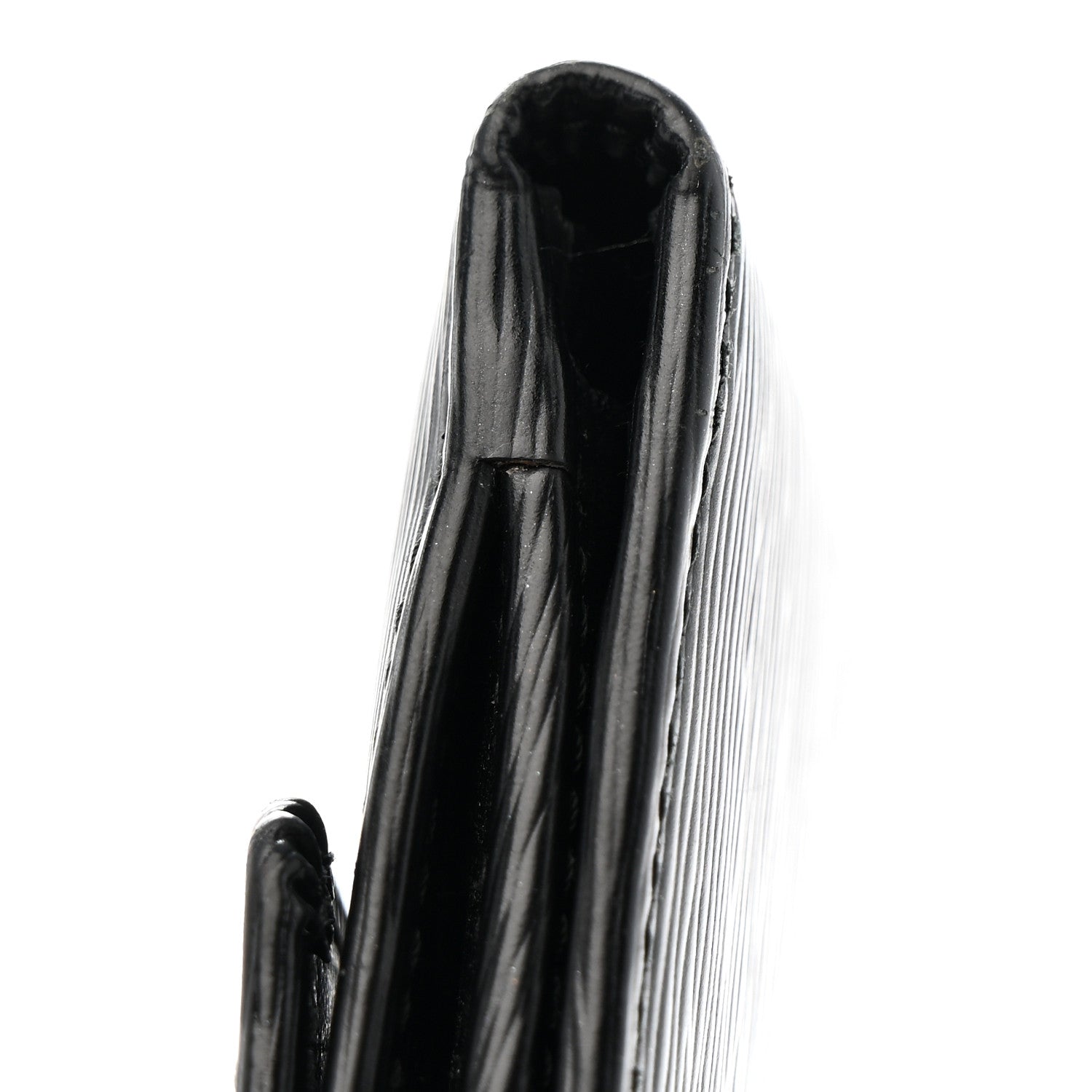 Prada Vitello Move Metal Bi-Fold Wallet Black 11 of 12