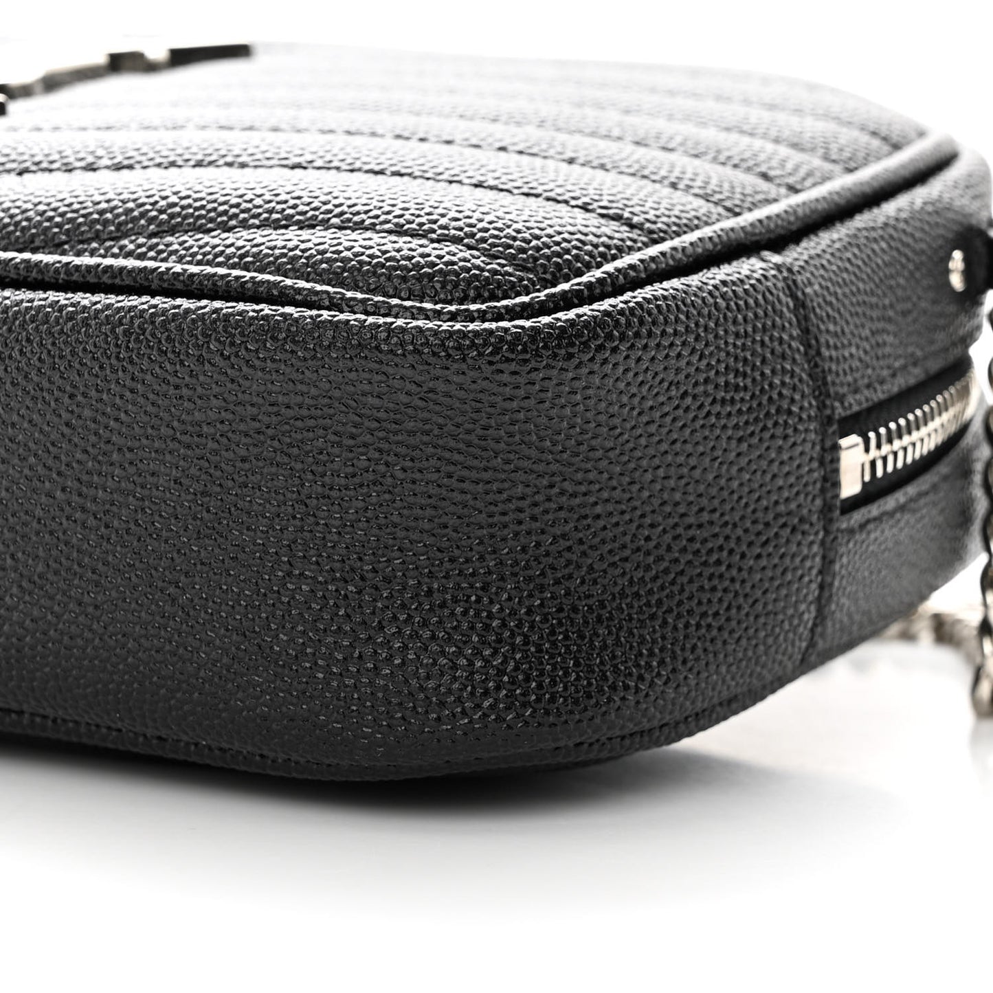 Grain De Poudre Matelasse Monogram Mini Lou Camera Bag Black