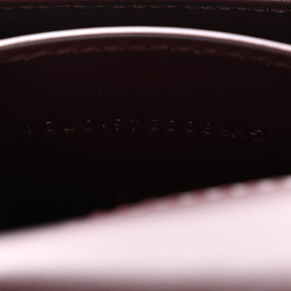 Saint Laurent Patent Calfskin Mini Voltaire Top Handle Bag Dark Wine 7 of 12