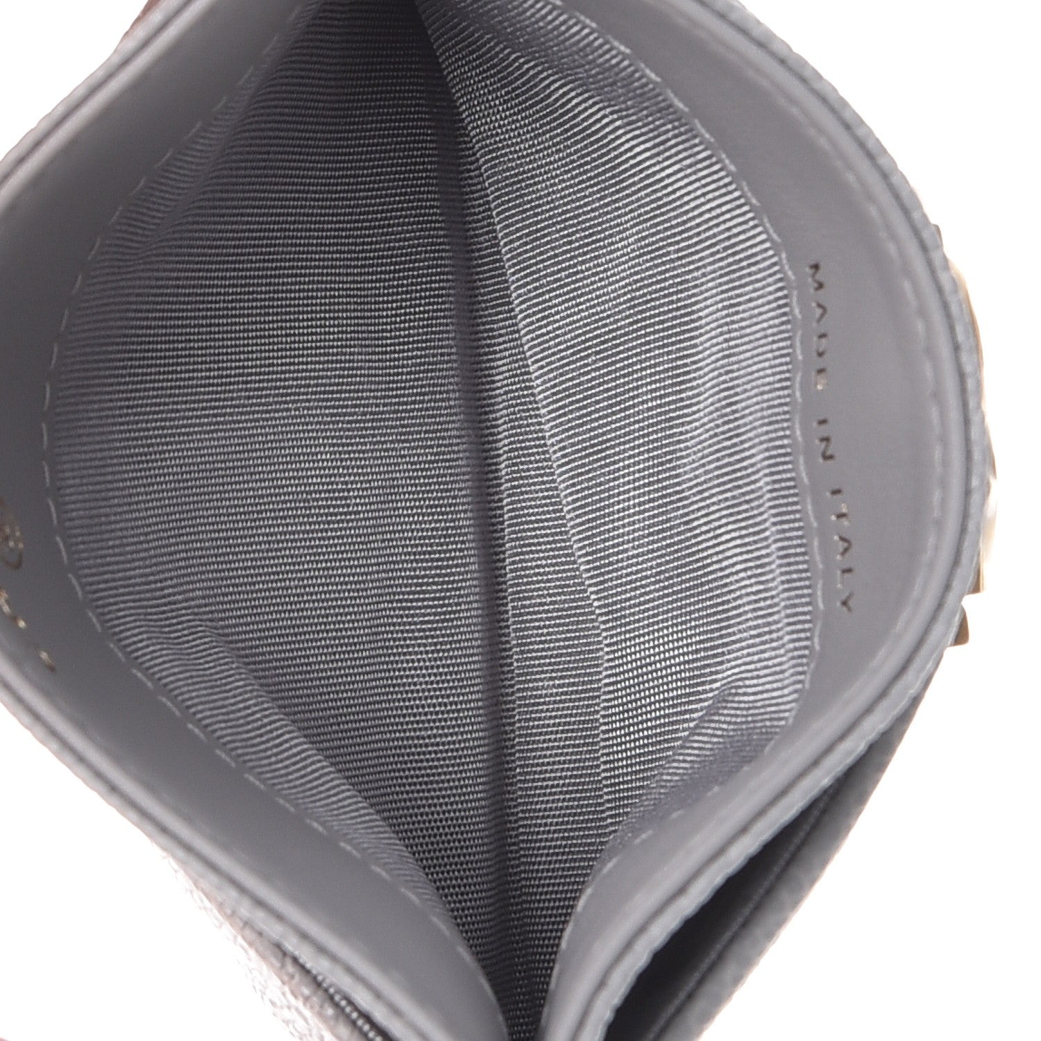 Chanel Caviar Quilted Boy Card Holder Grey 5 of 9