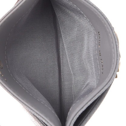 Chanel Caviar Quilted Boy Card Holder Grey 5 of 9