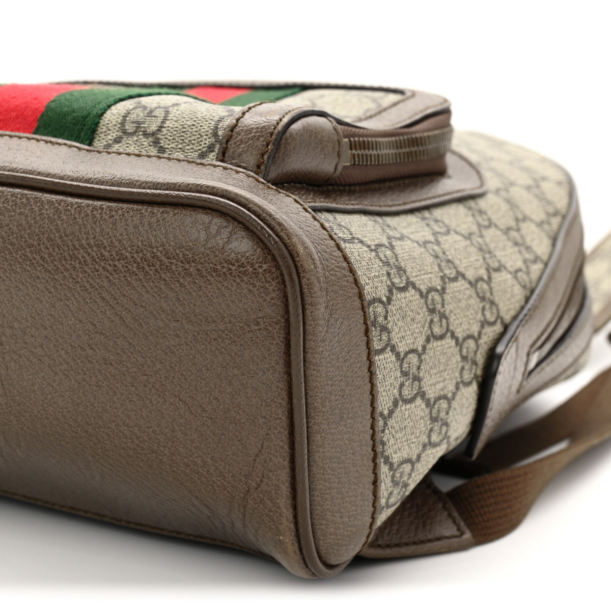 Gucci GG Supreme Monogram Calfskin Web Small Ophidia Day  display picture 2