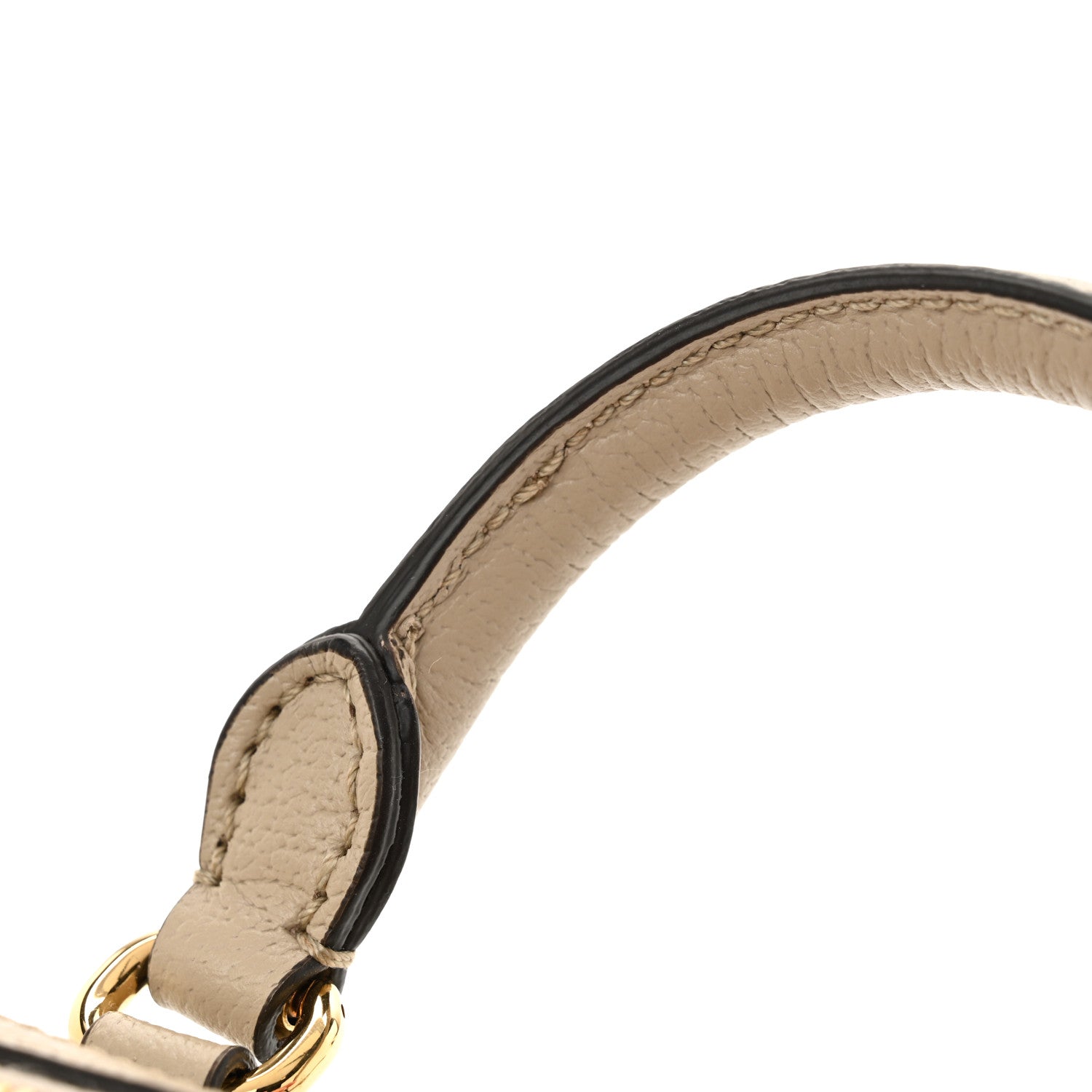 Gucci GG Supreme Monogram Textured Dollar Calfskin Web Super Mini Ophidia Top Handle Bowler Bag Beige Mystic White Oatmeal 10 of 10