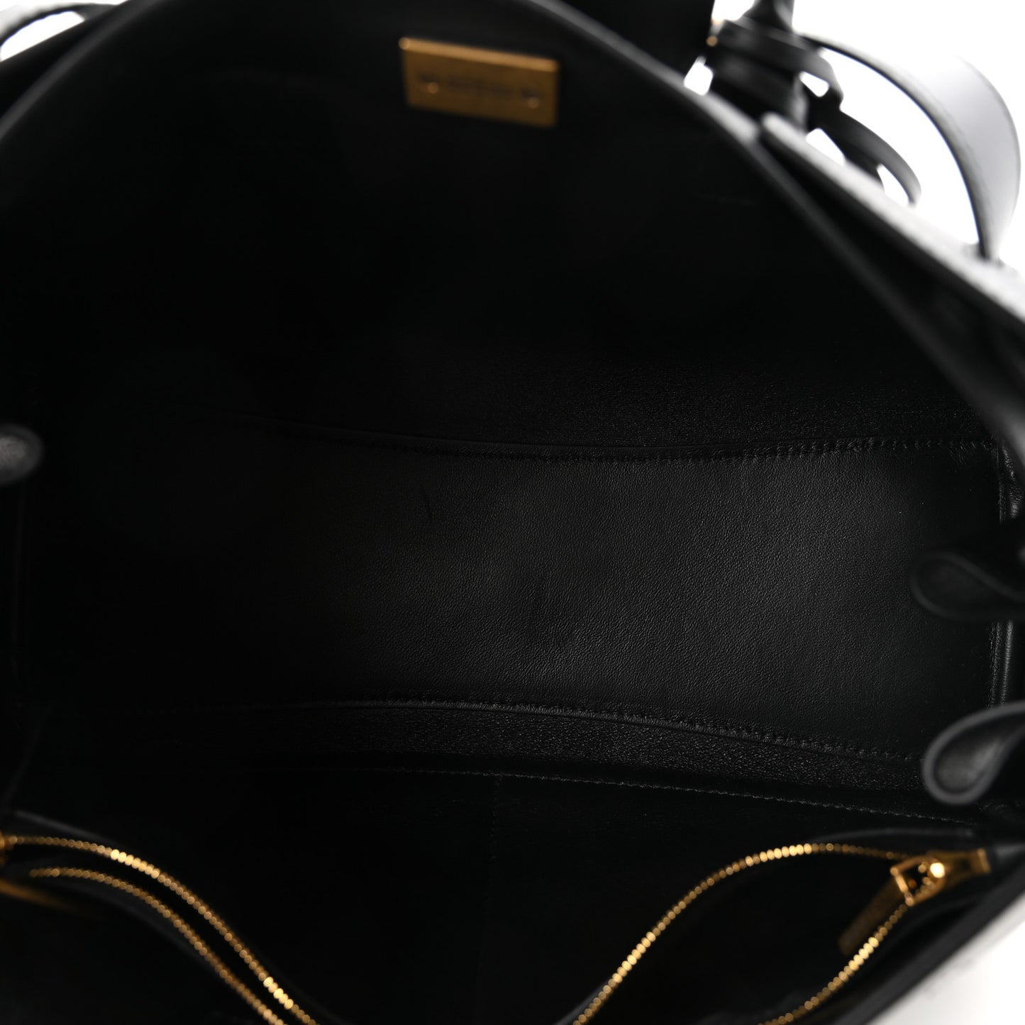 Smooth Calfskin Small Bel Air Carry All Bag Black