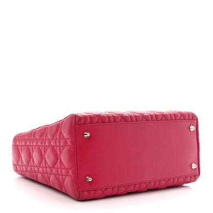 Christian Dior Lambskin Cannage Medium Lady Dior Pink 4 of 12