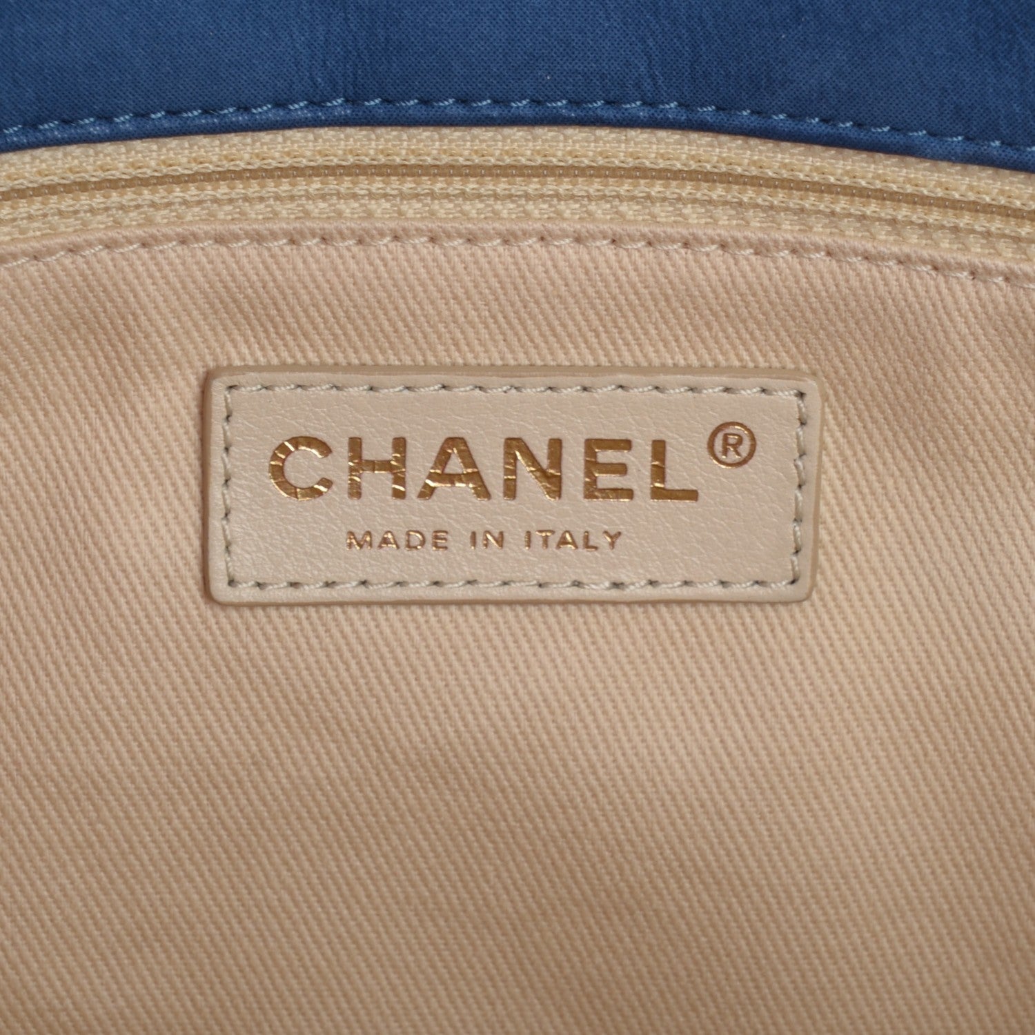 Chanel Iridescent Calfskin Quilted Large Chic Quilt Flap Blue 6 of 8