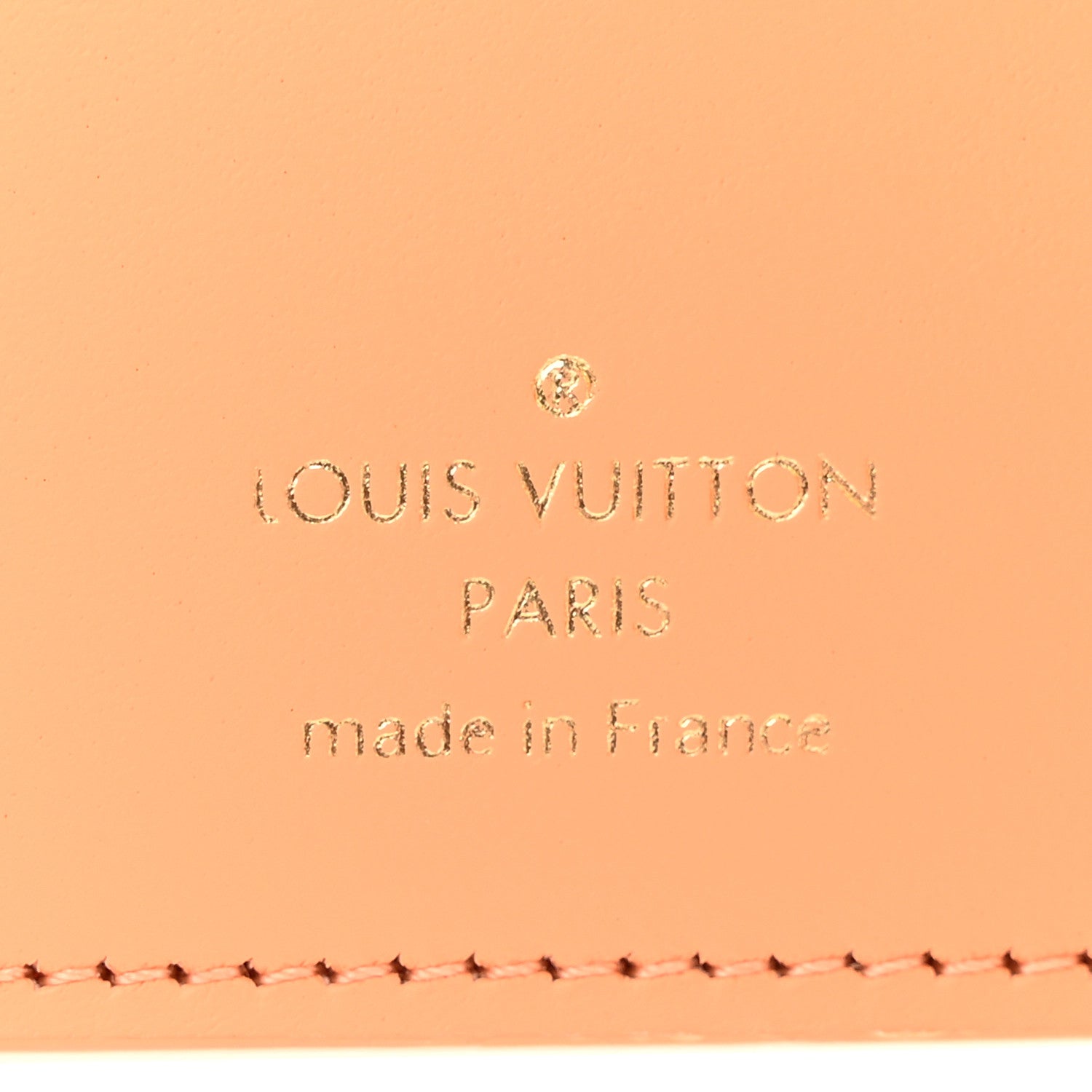 Louis Vuitton Taurillon Capucines Compact Maxi Wallet Apricot Orange 6 of 7