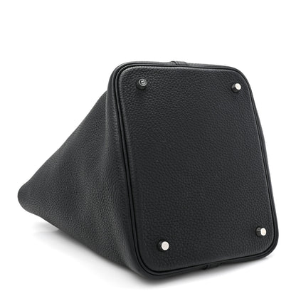Hermes Taurillon Clemence Picotin Lock 22 MM Black 4 of 14