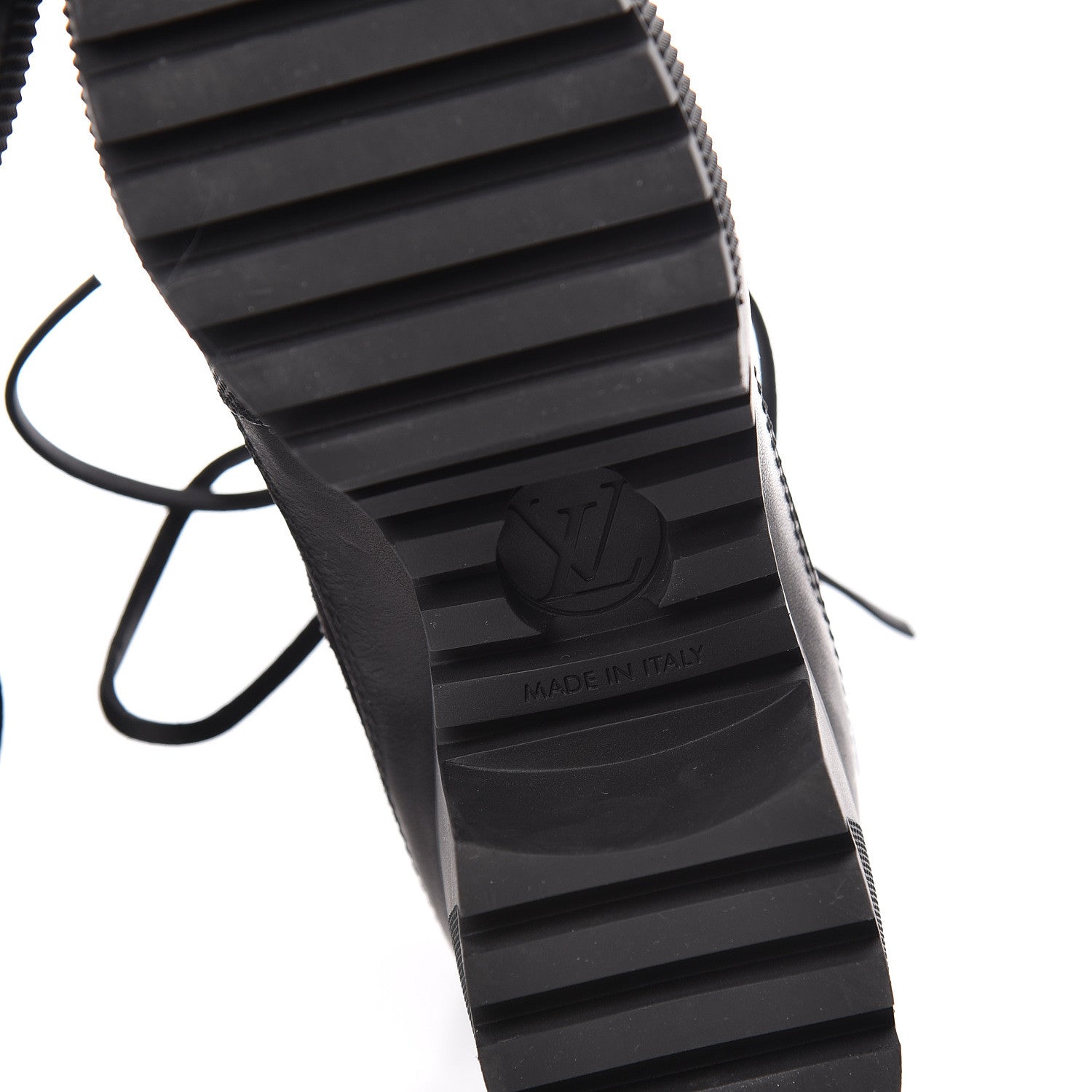 Louis Vuitton Suede Calfskin Laureate Platform Desert Boots 37.5 Black 9 of 12